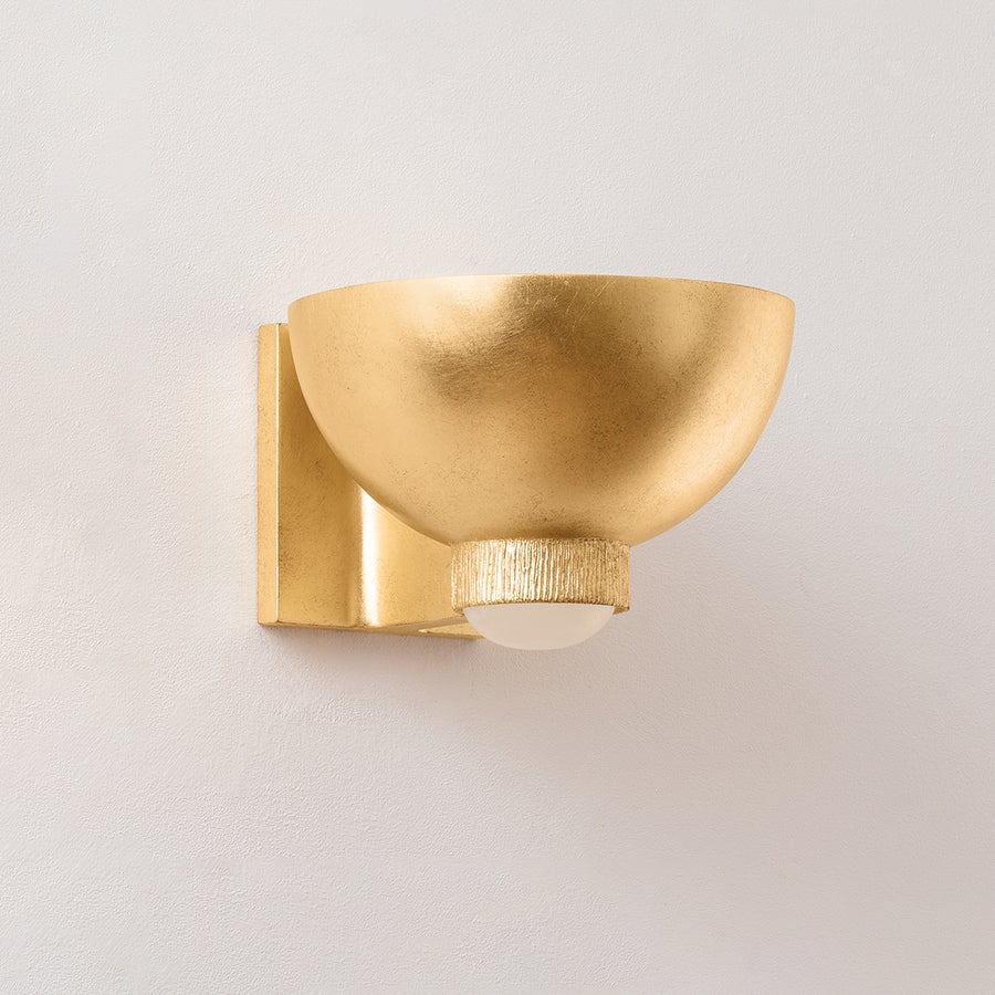 Hudson Valley Lighting FAIRVIEW Wall Sconce — Vintage Gold Leaf