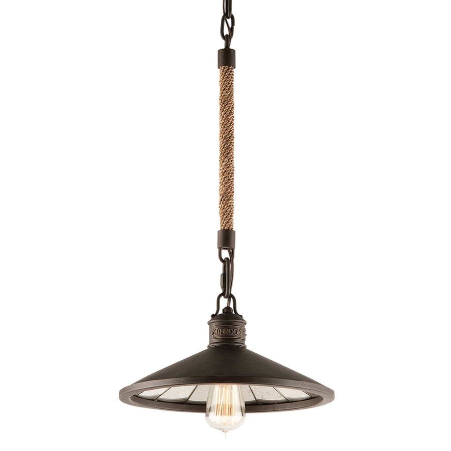 Troy Lighting Brooklyn Pendant — F3144-HBZ