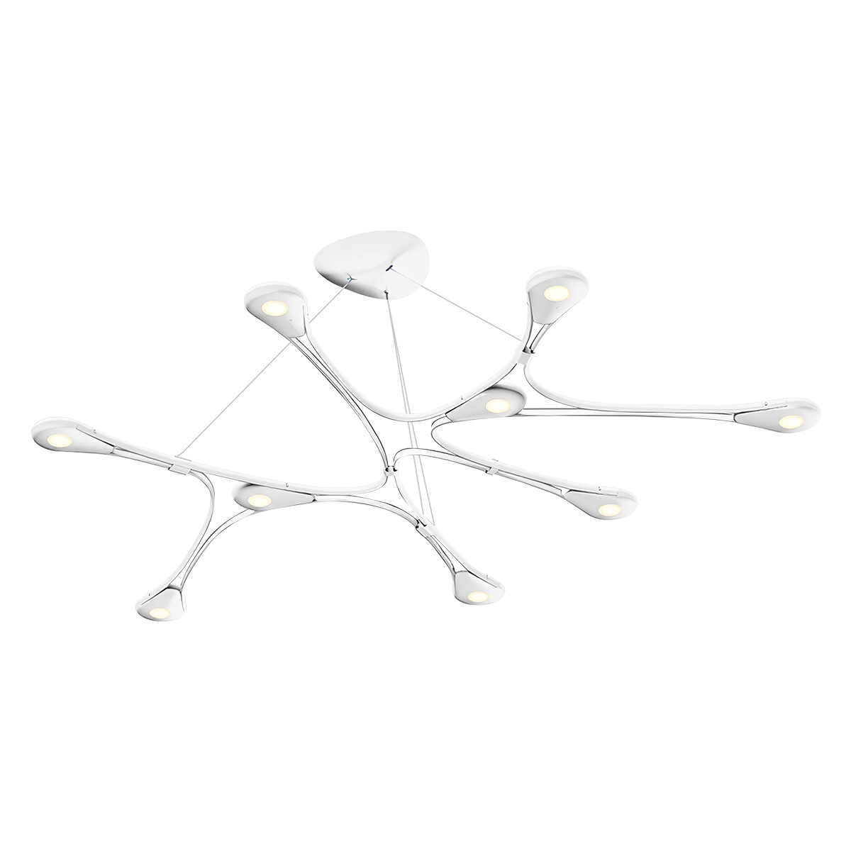 Abstraction™ Fixtures & Pendants in Satin White