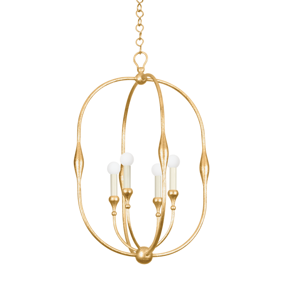 Hudson Valley Lighting BALTIC Pendant — Vintage Gold Leaf