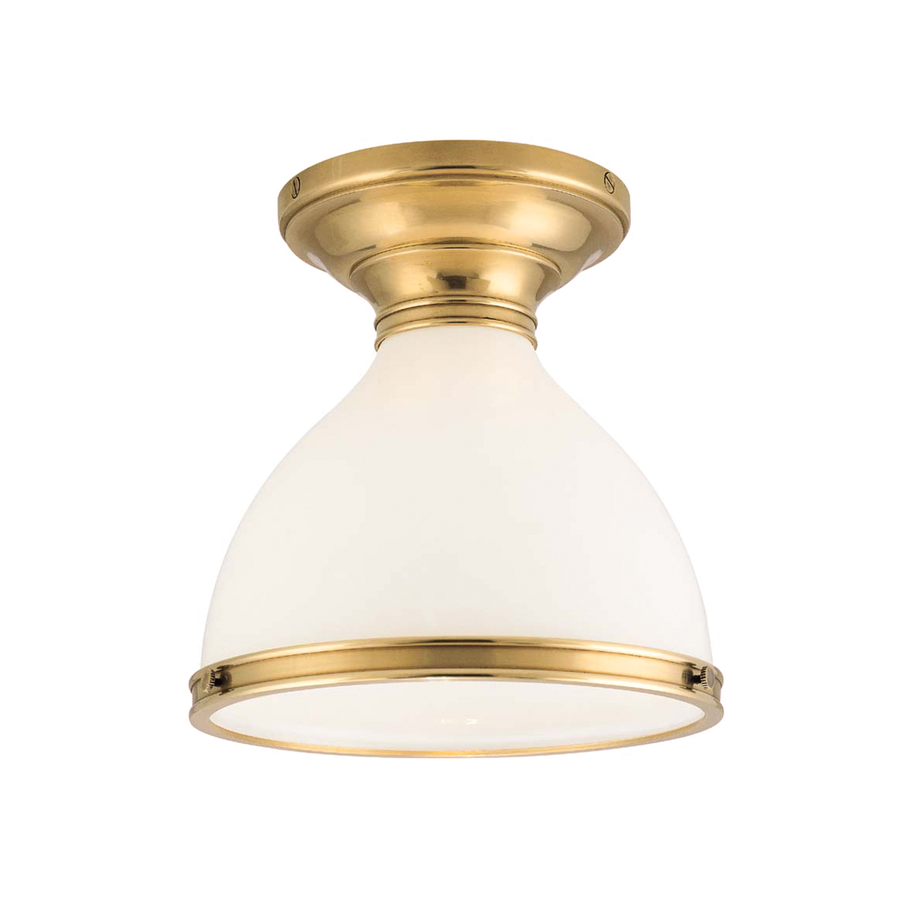 Hudson Valley Lighting Randolph Semi Flush — Aged Brass