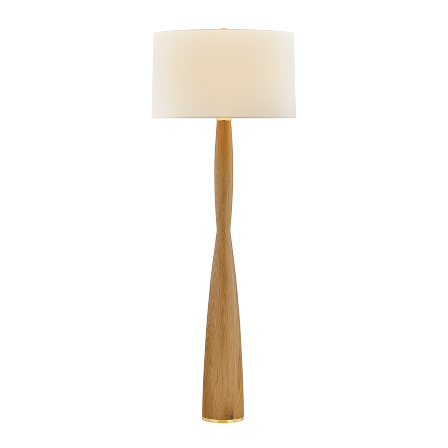 Hudson Valley Lighting Somers Chase Floor Lamp — Aged Brass