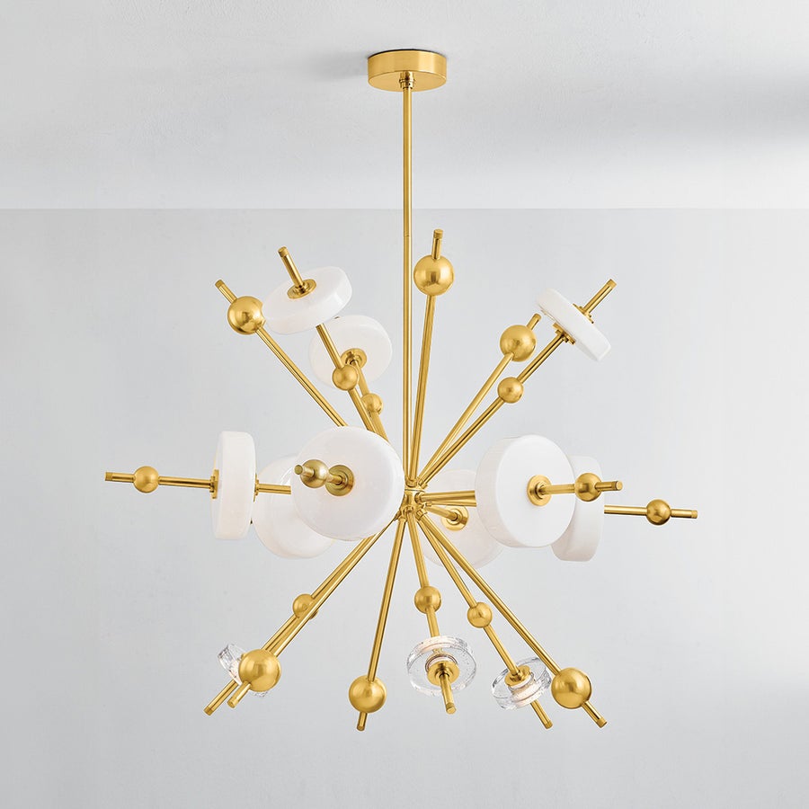 Hudson Valley Lighting MAYNARD CHANDELIER — Aged Brass