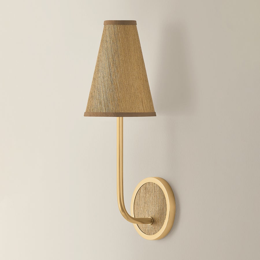 Hudson Valley Lighting Buskirk Wall Sconce — Aged Brass