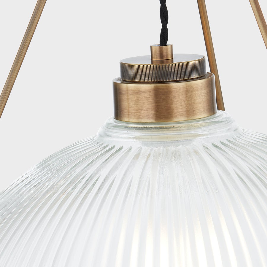 Troy Lighting GLINT Semi Flush — C2118-PBR