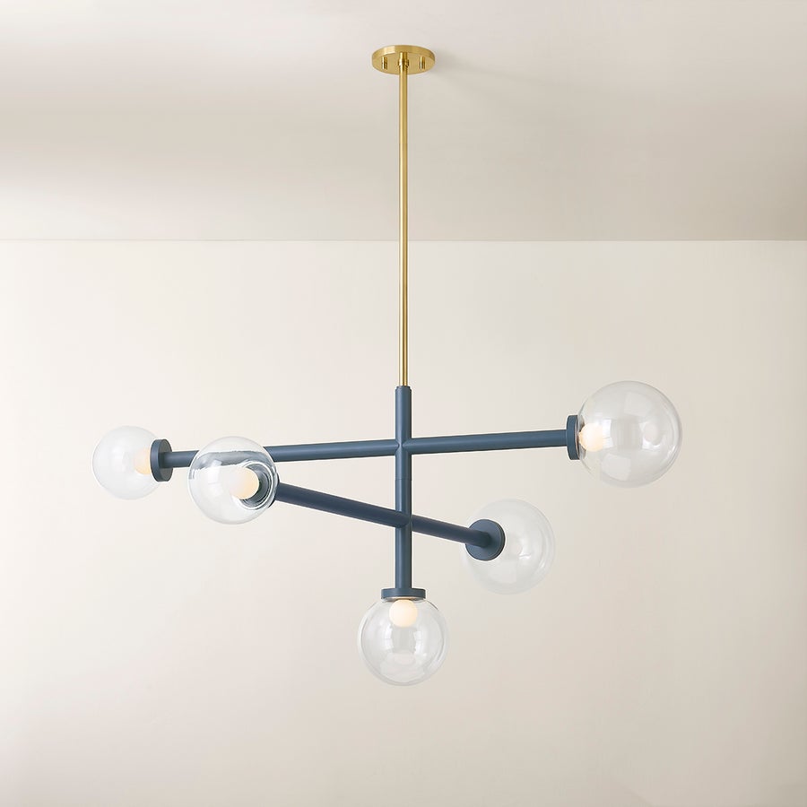 Mitzi Sia Chandelier — H883805-AGB/SBL
