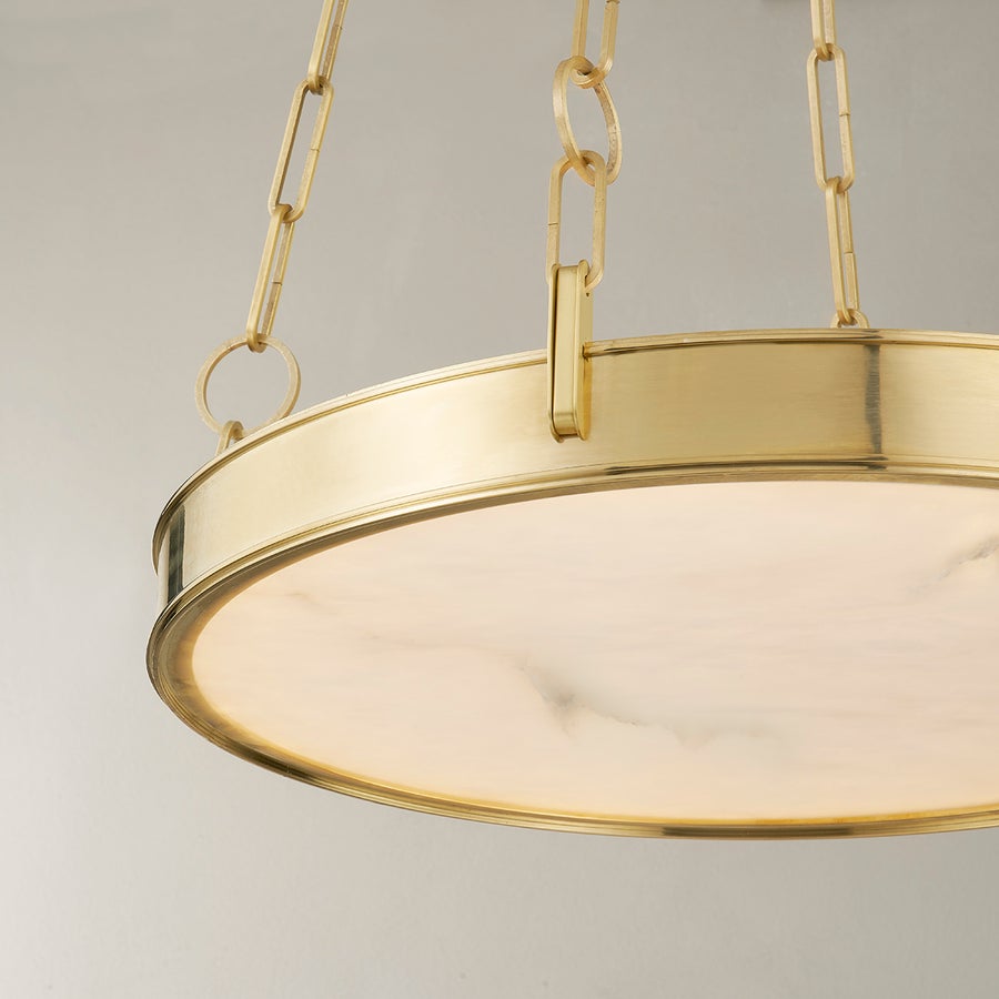 Hudson Valley Lighting Kirby Chandelier — Aged Brass