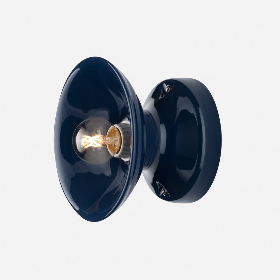 Schoolhouse Alabax Medium Flush Mount — SH125661-NV