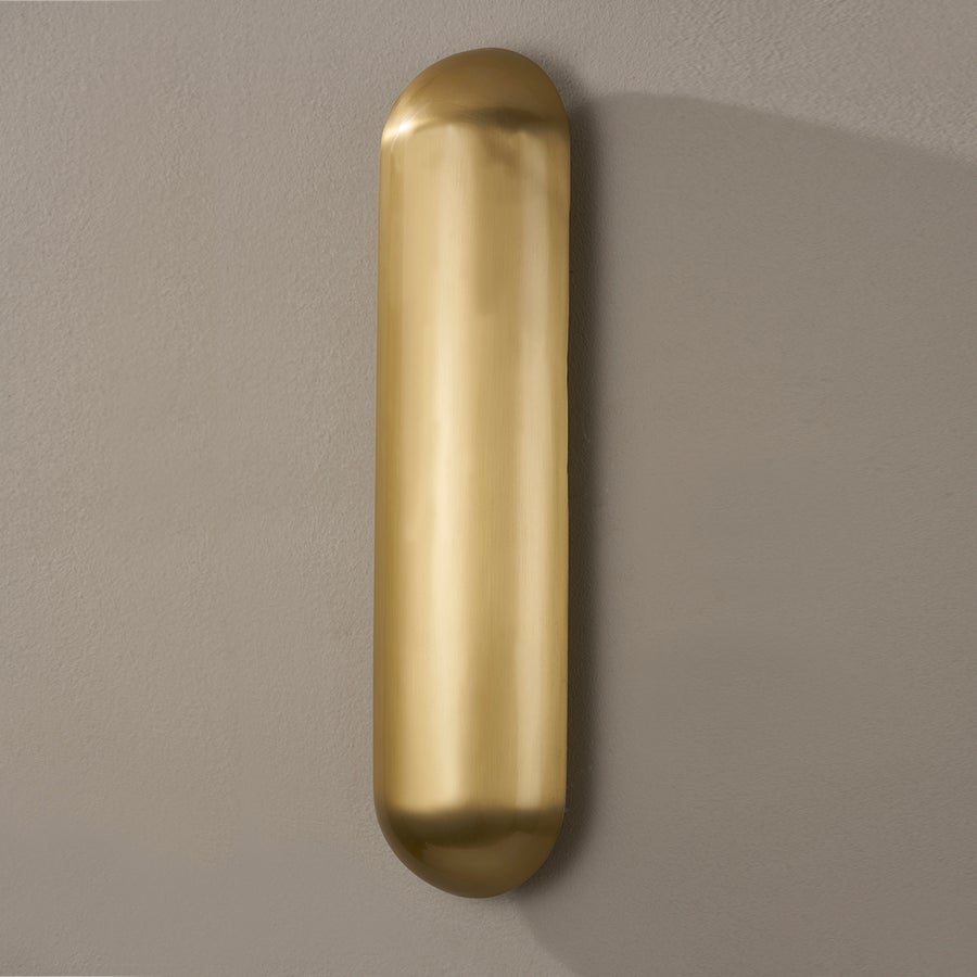 Hudson Valley Lighting Wheeler Wall Sconce — Aged Brass