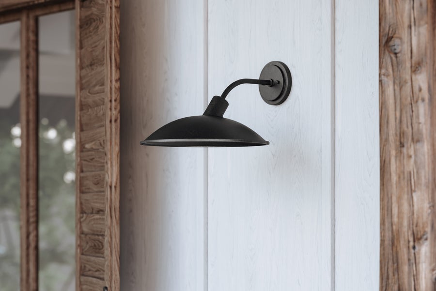 Troy Lighting Otis Exterior Wall Sconce — B8816-TBK