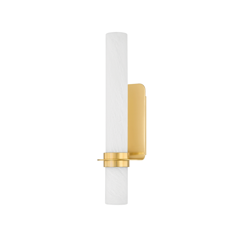 Hudson Valley Lighting GROVELAND STATION Wall Sconce — Aged Brass