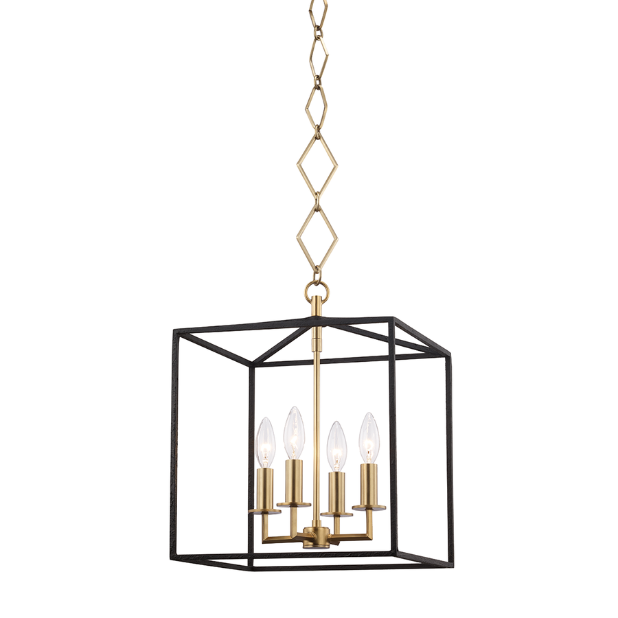 Hudson Valley Lighting Richie Lantern — BKO150-AGB/BK