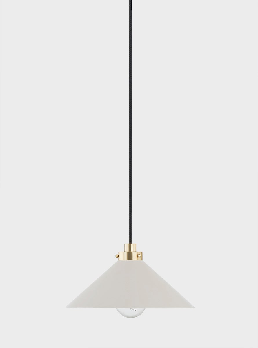 Hudson Valley Lighting CLIVEDON Pendant — MDS1401-AGB/OW