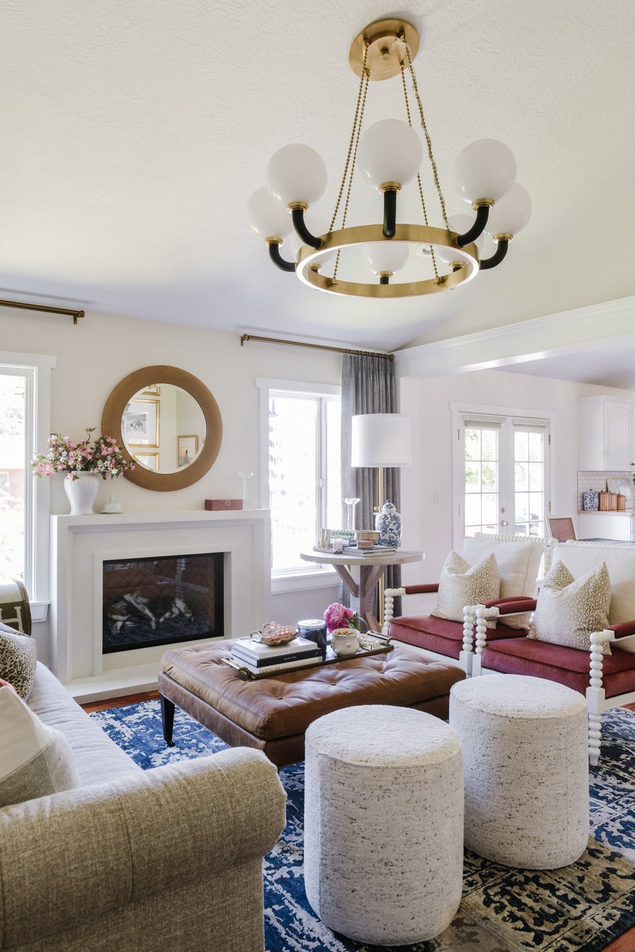 Hudson Valley Lighting Werner Chandelier — 3646-AGB/BK
