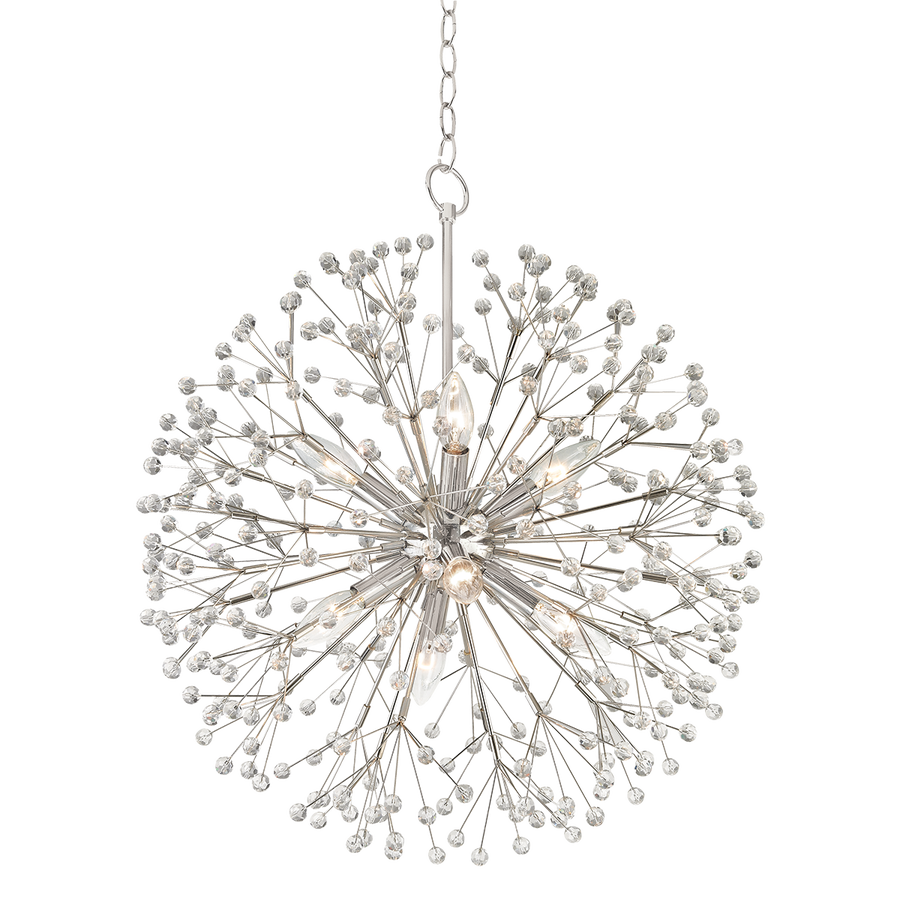 Hudson Valley Lighting Dunkirk Chandelier — Polished Nickel