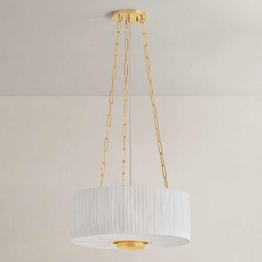 Hudson Valley Lighting Camby Pendant — Aged Brass