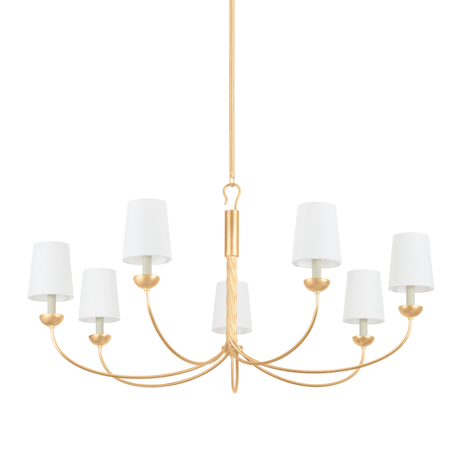 Hudson Valley Lighting MONTPELIER Chandelier — Vintage Gold Leaf