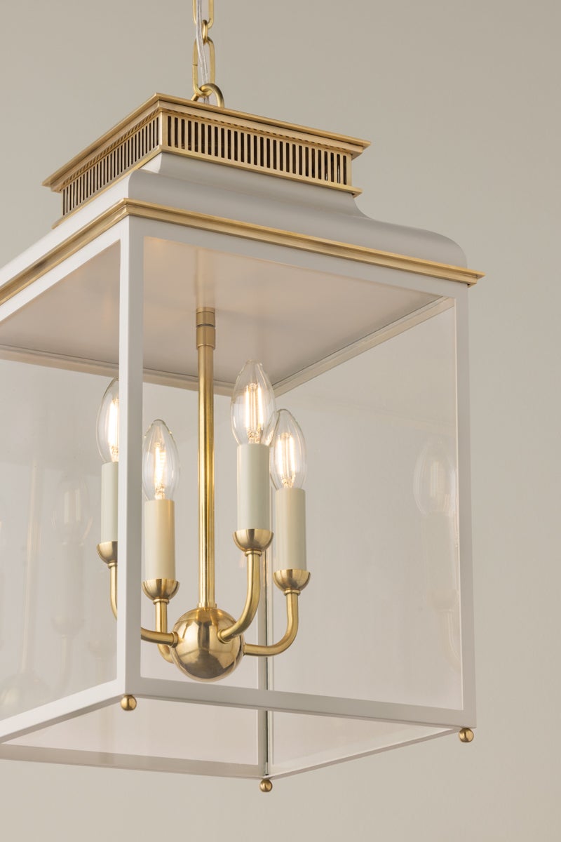 Hudson Valley Lighting Houghton Lantern — MDS2400-AGB/OW