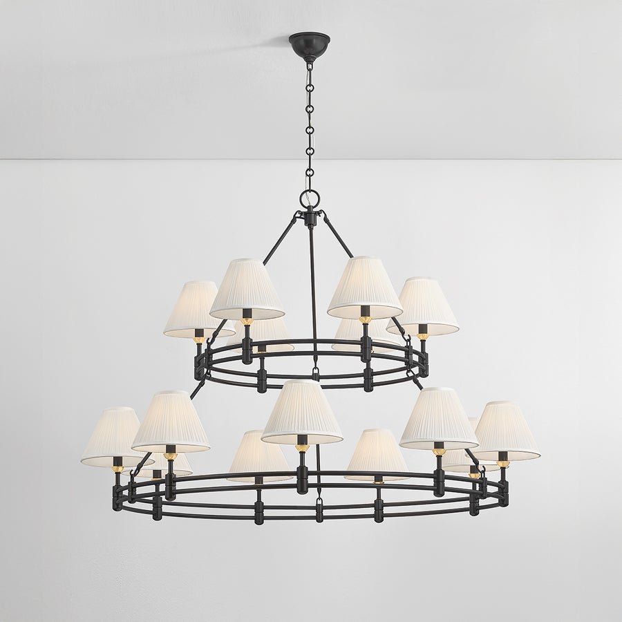 Hudson Valley Lighting Howard Chandelier — MDS1802-AGB/DB