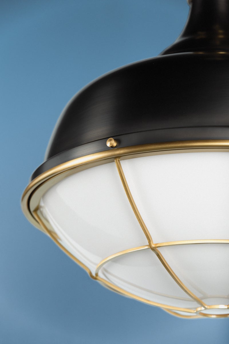 Hudson Valley Lighting HOLKHAM Pendant — MDS1502-AGB/DB