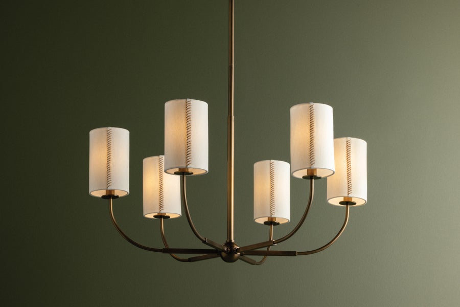 Troy Lighting Teddy Chandelier — F3030-PBR
