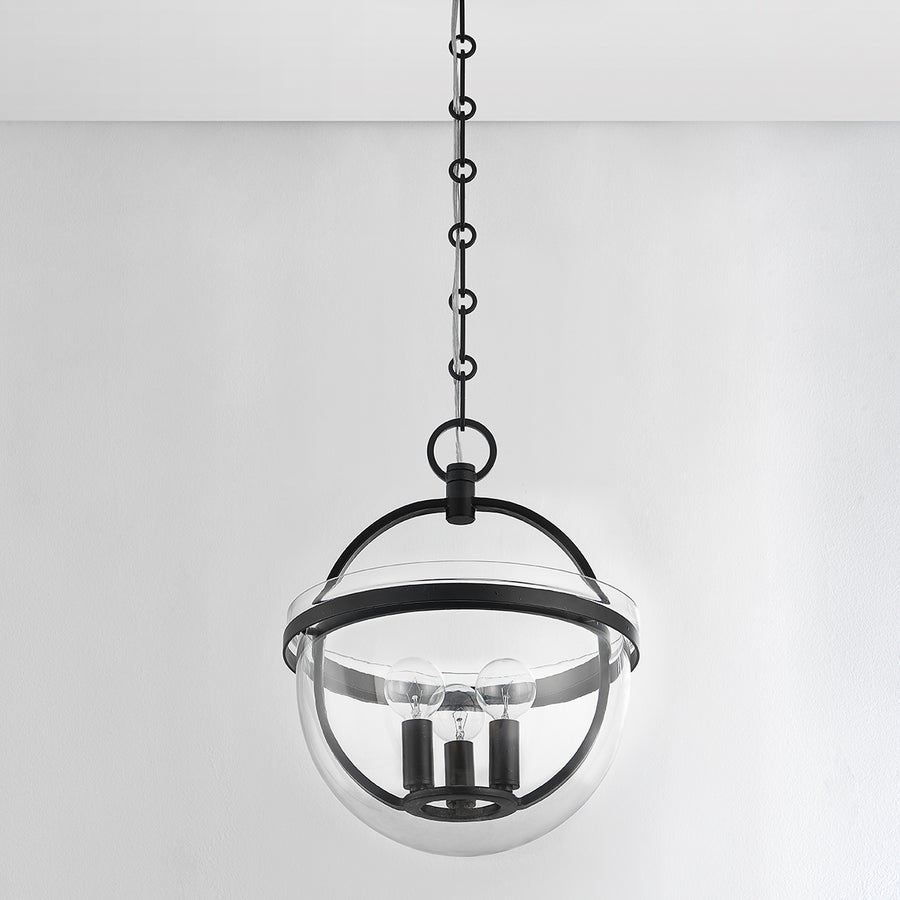 Hudson Valley Lighting Malloy Lantern — Aged Iron