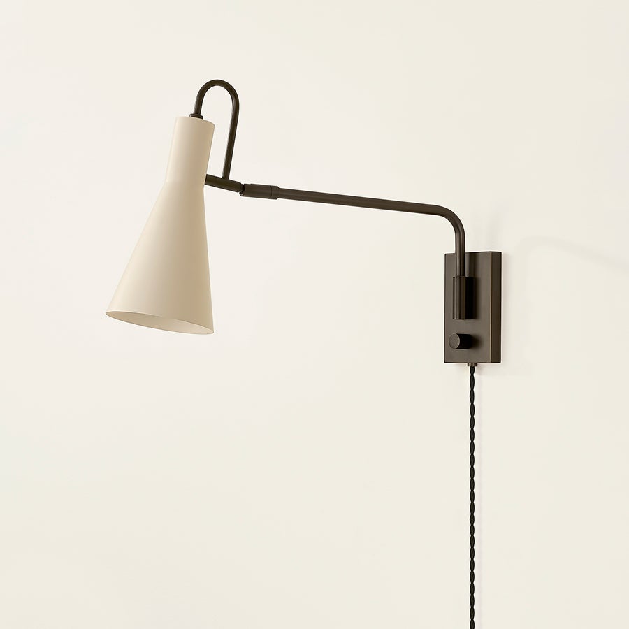 Mitzi Yvette Wall Sconce — HL1006101-TRB/SBQ