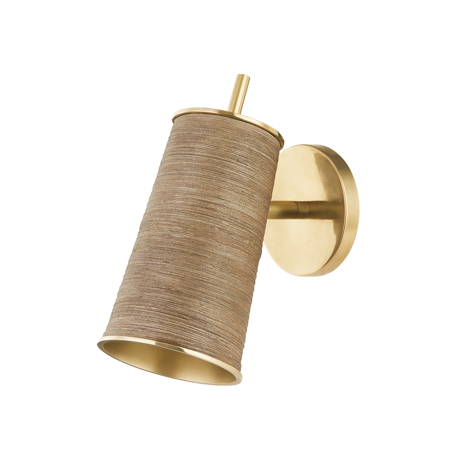 Hudson Valley Lighting DELRAN Wall Sconce — Aged Brass