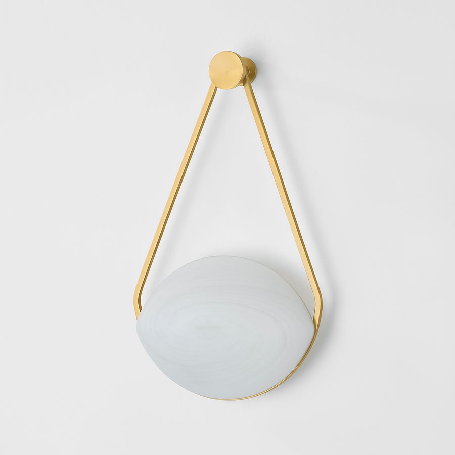 Hudson Valley Lighting BLAINA Wall Sconce — Aged Brass