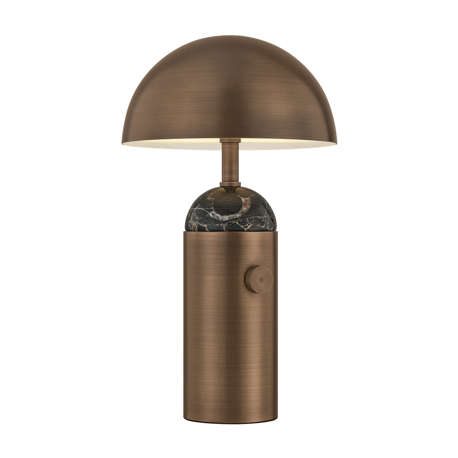 Hudson Valley Lighting Parkston Rechargeable Table Lamp — Historic Bronze