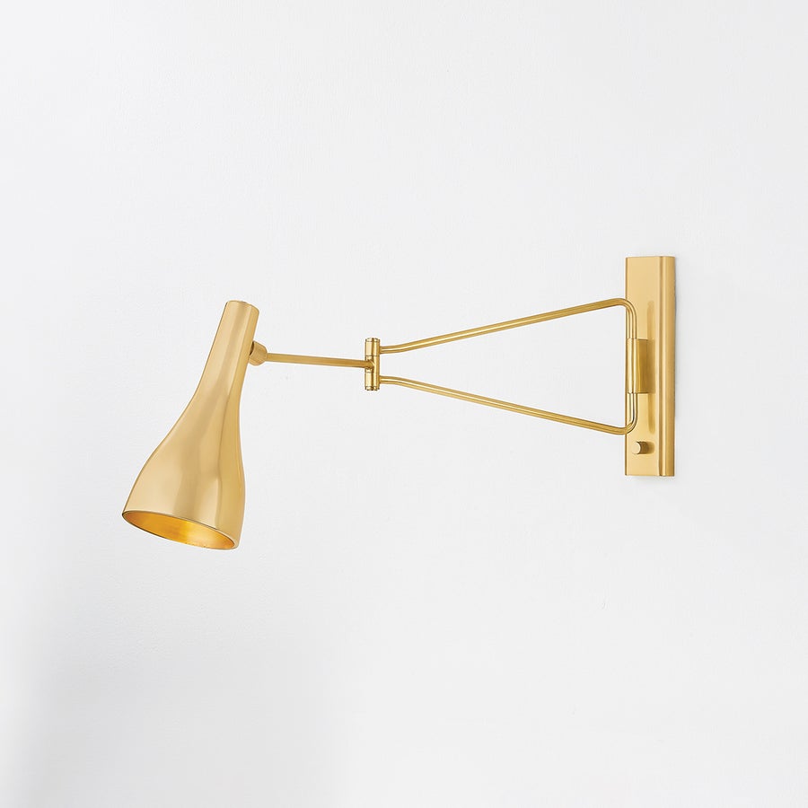 Hudson Valley Lighting NORTHFORD Wall Sconce — Aged Brass