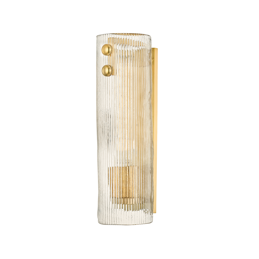 Hudson Valley Lighting Prospect Park Wall Sconce — Aged Brass