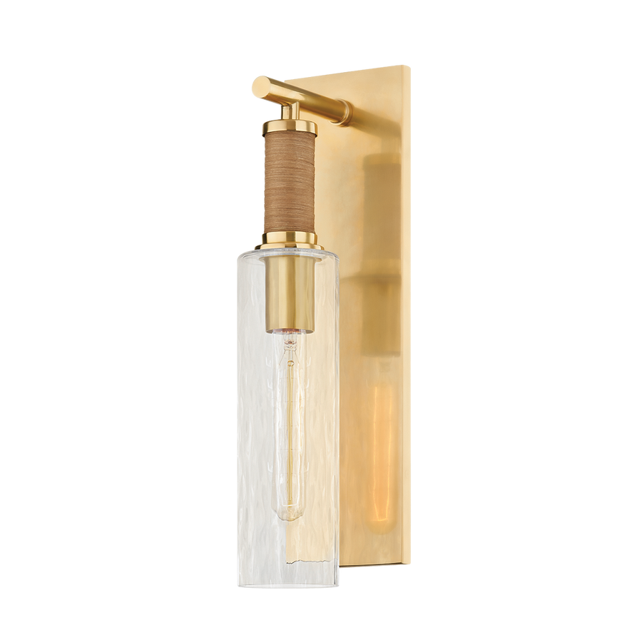 Hudson Valley Lighting EASTCHESTER Wall Sconce — Aged Brass