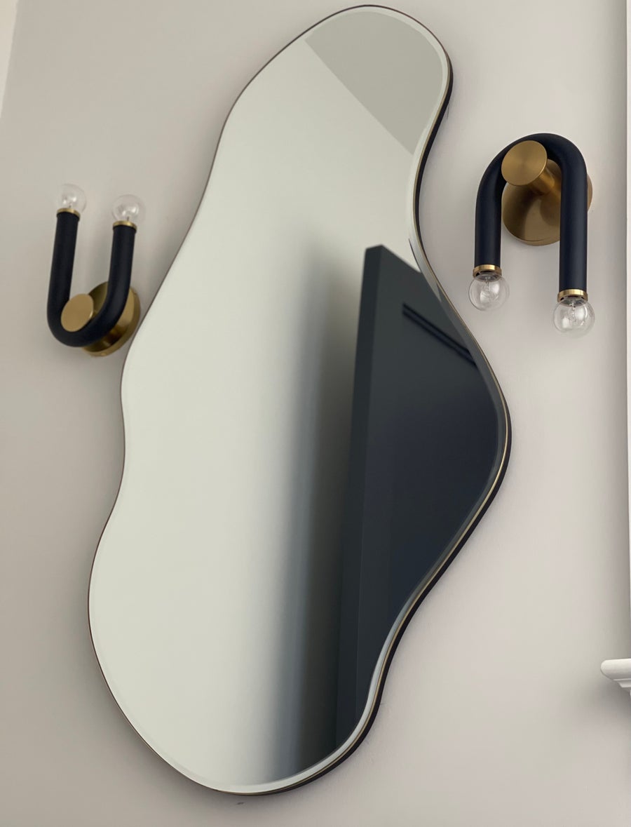 Mitzi Whit Wall Sconce — H382102-AGB/BK