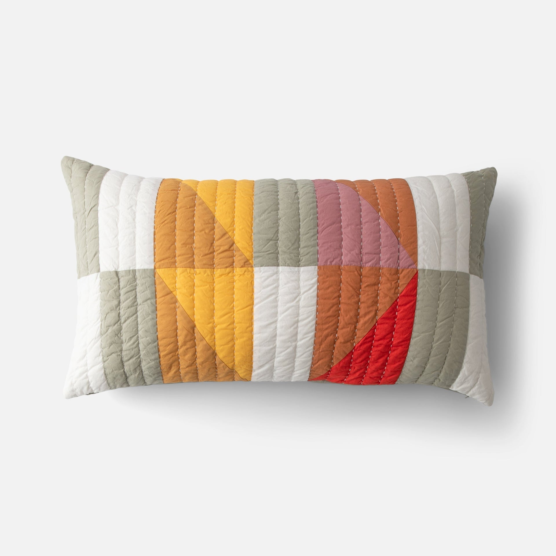 Modern Rooftops Sham in Multicolor