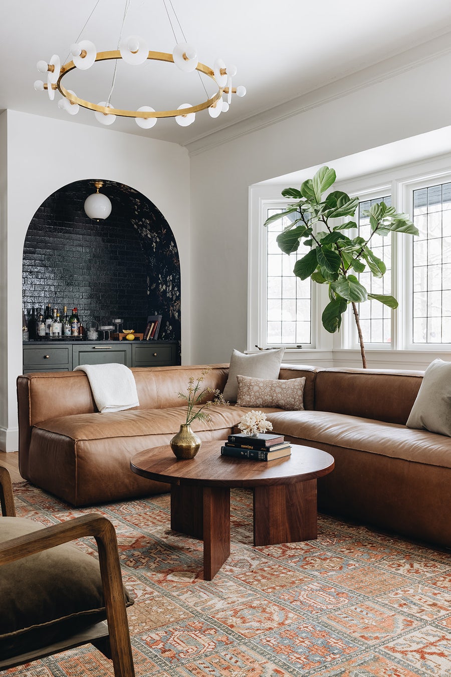 Hudson Valley Lighting Austen Chandelier — Aged Brass