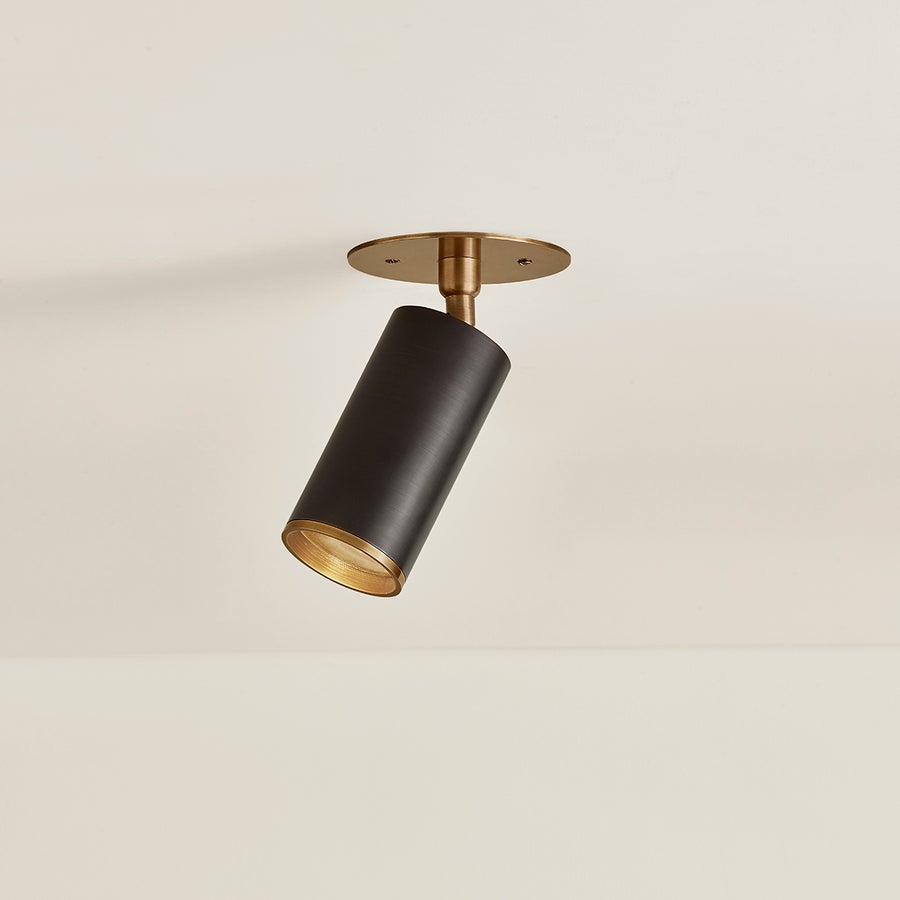 Troy Lighting Caleb Flush Mount — C1305-PBR/BRZ
