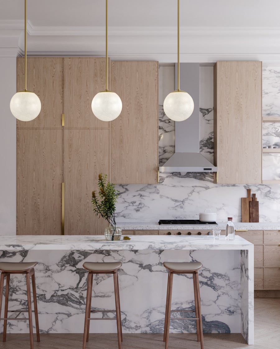 Hudson Valley Lighting Burlington Pendant — Aged Brass