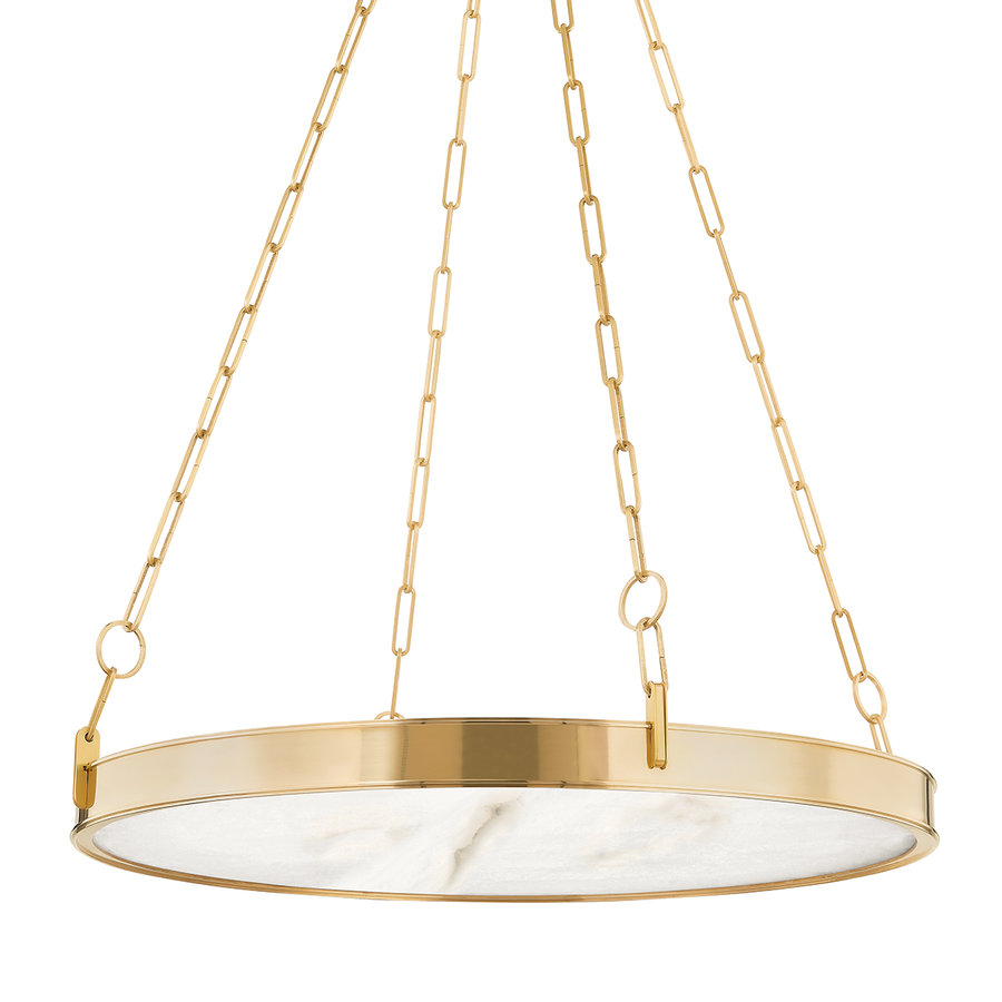 Hudson Valley Lighting Kirby Chandelier — Aged Brass