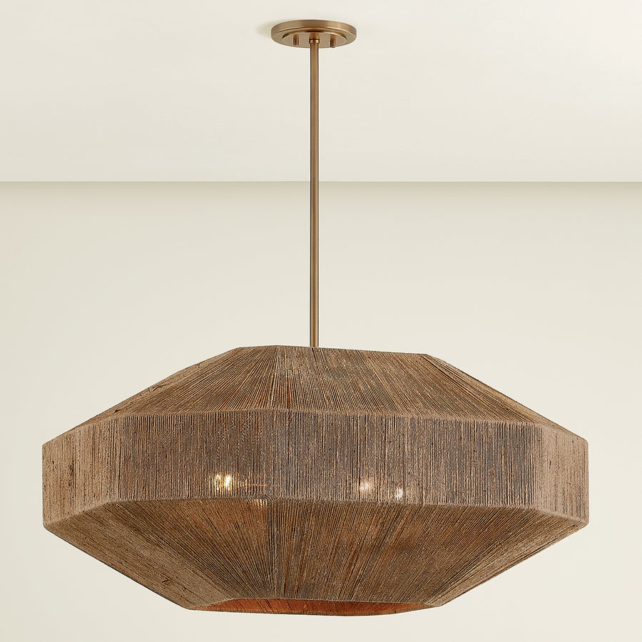 Troy Lighting LAKEN Chandelier — F3636-PBR
