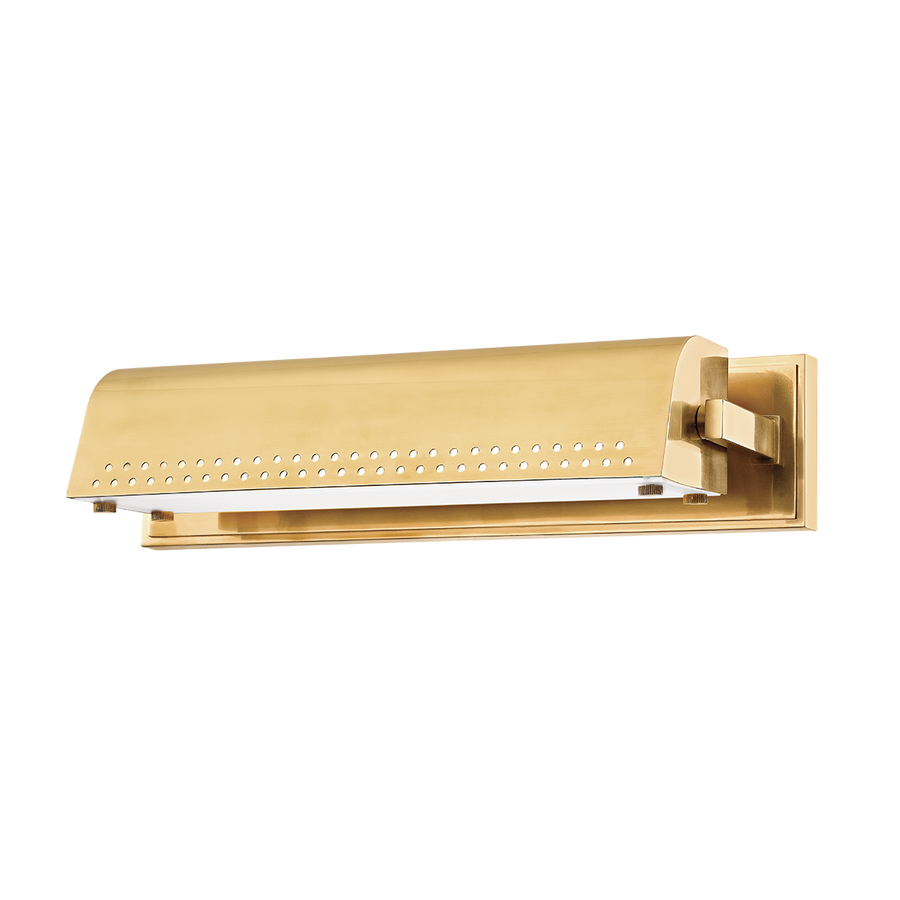 Hudson Valley Lighting Garfield Picture Light — Aged Brass