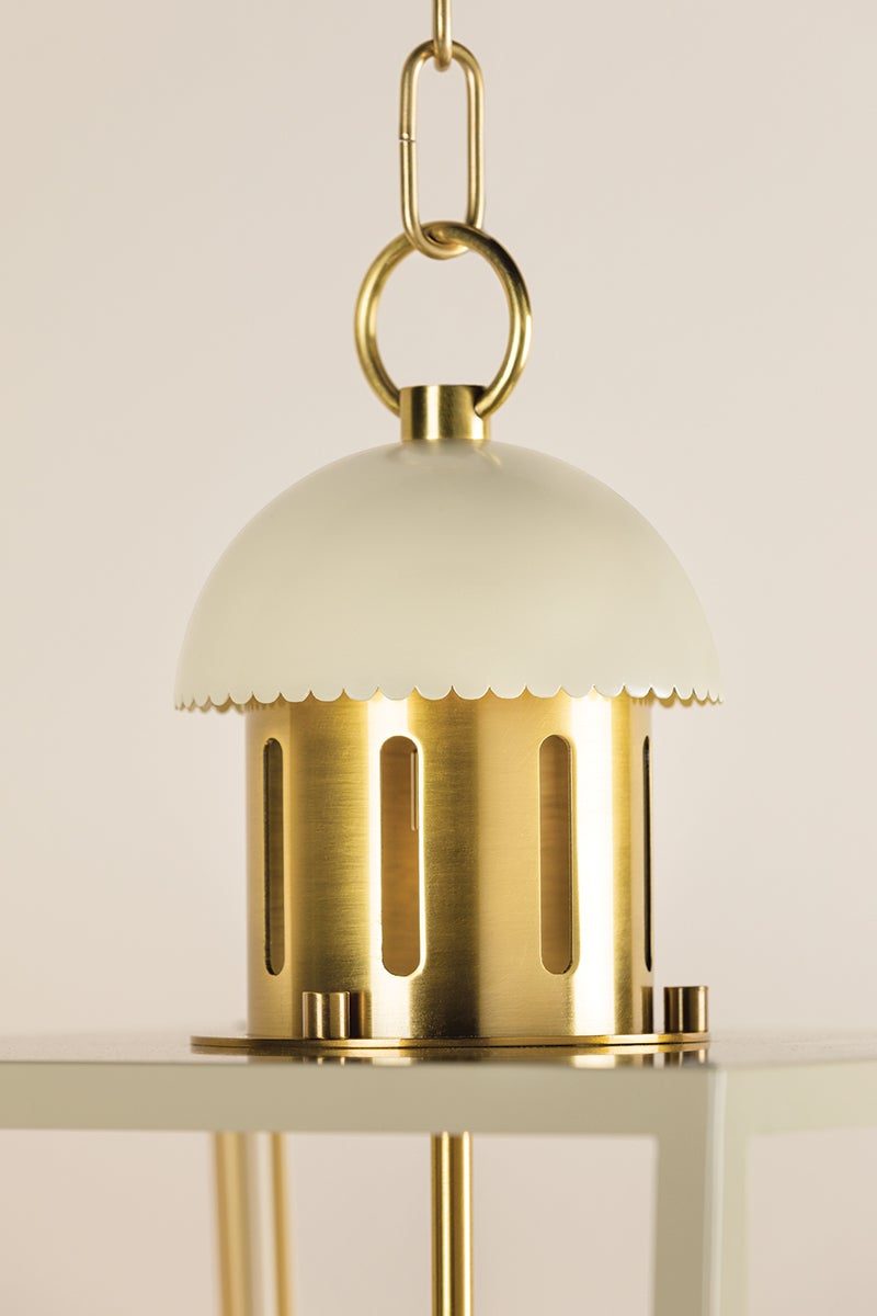 Mitzi June Lantern — H737704S-AGB/SCR