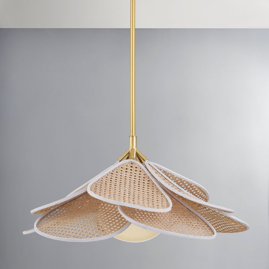 Hudson Valley Lighting Florina Pendant — Aged Brass
