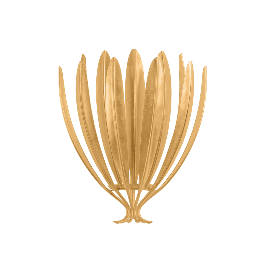 Hudson Valley Lighting Whitfield Wall Sconce — Vintage Gold Leaf