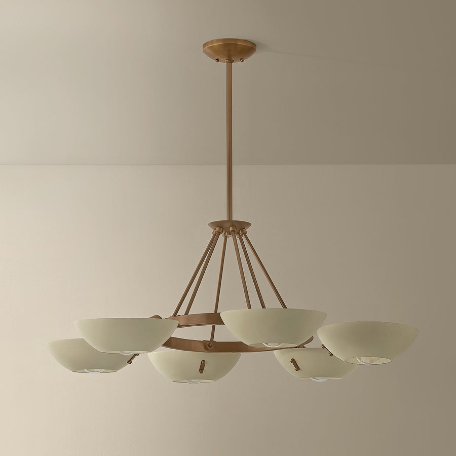 Troy Lighting Alturas Chandelier — F2141-PBR/SSD