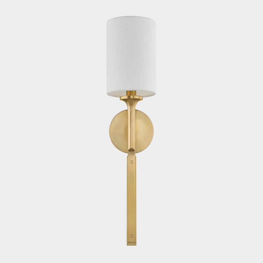 Hudson Valley Lighting BREWSTER Wall Sconce — Aged Brass