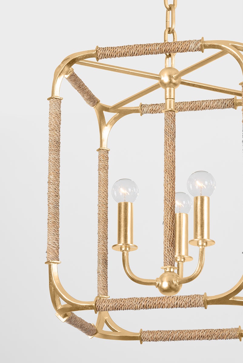 Hudson Valley Lighting LAURENCESTON Lantern — Gold Leaf