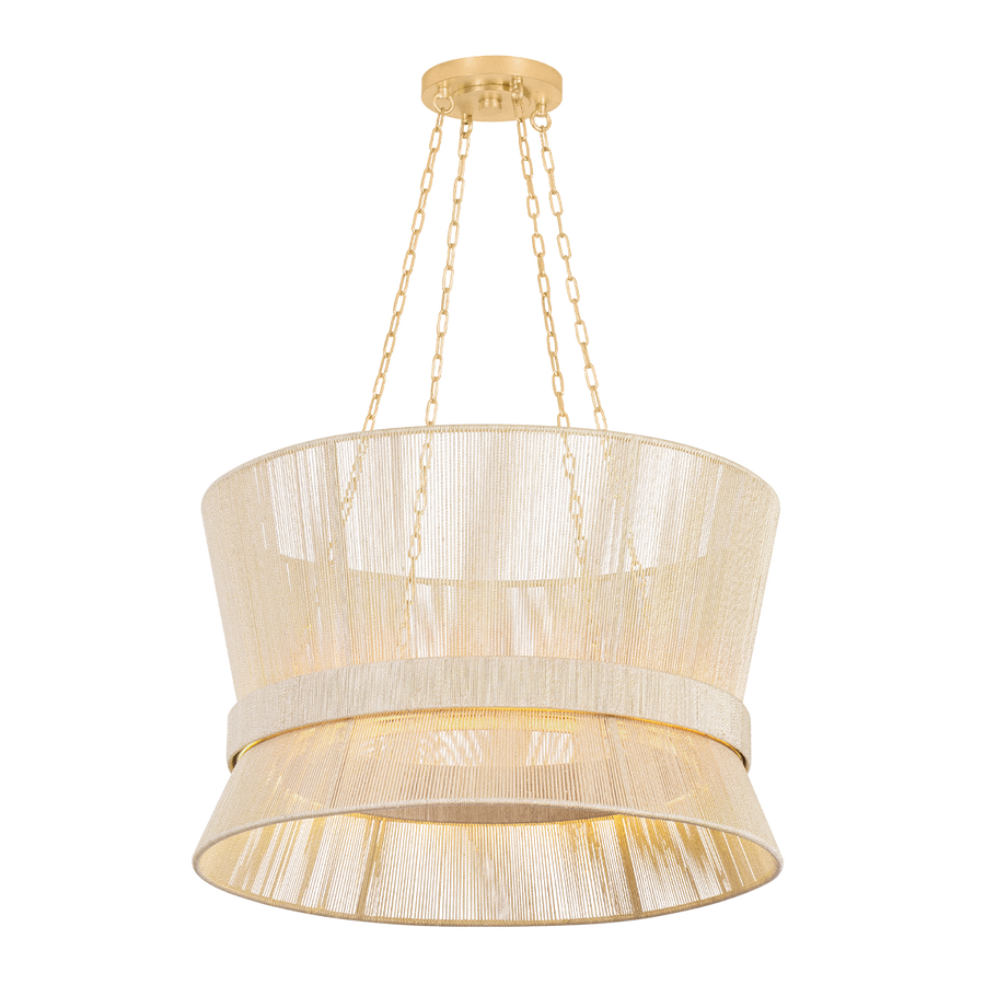 Hudson Valley Lighting Ocean Hill Pendant — Vintage Gold Leaf