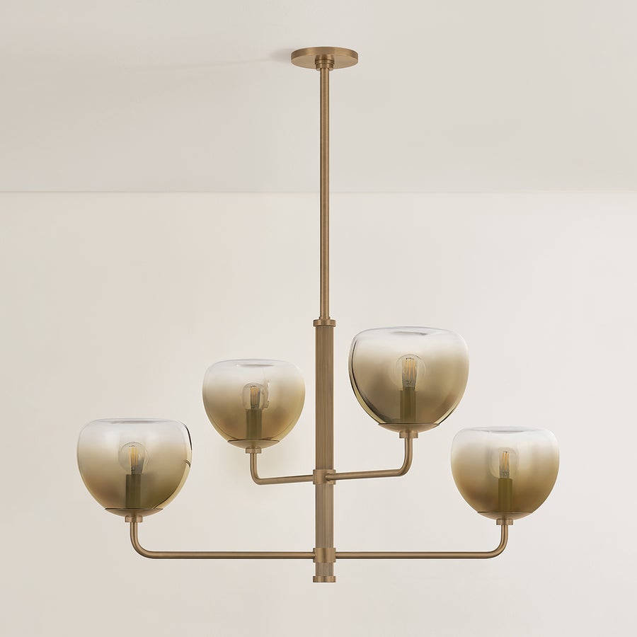 Troy Lighting AUGUST CHANDELIER — F3734-PBR