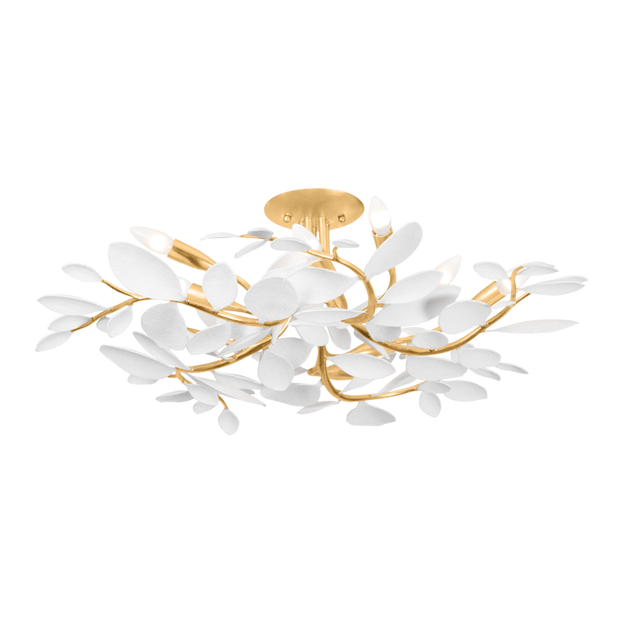 Hudson Valley Lighting MARABEC Semi Flush — 2232-VGL/WP